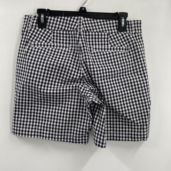 NWT J.Crew Gingham 7" stretch chino in yarn-dyed cotton shorts - Picture 2 of 4